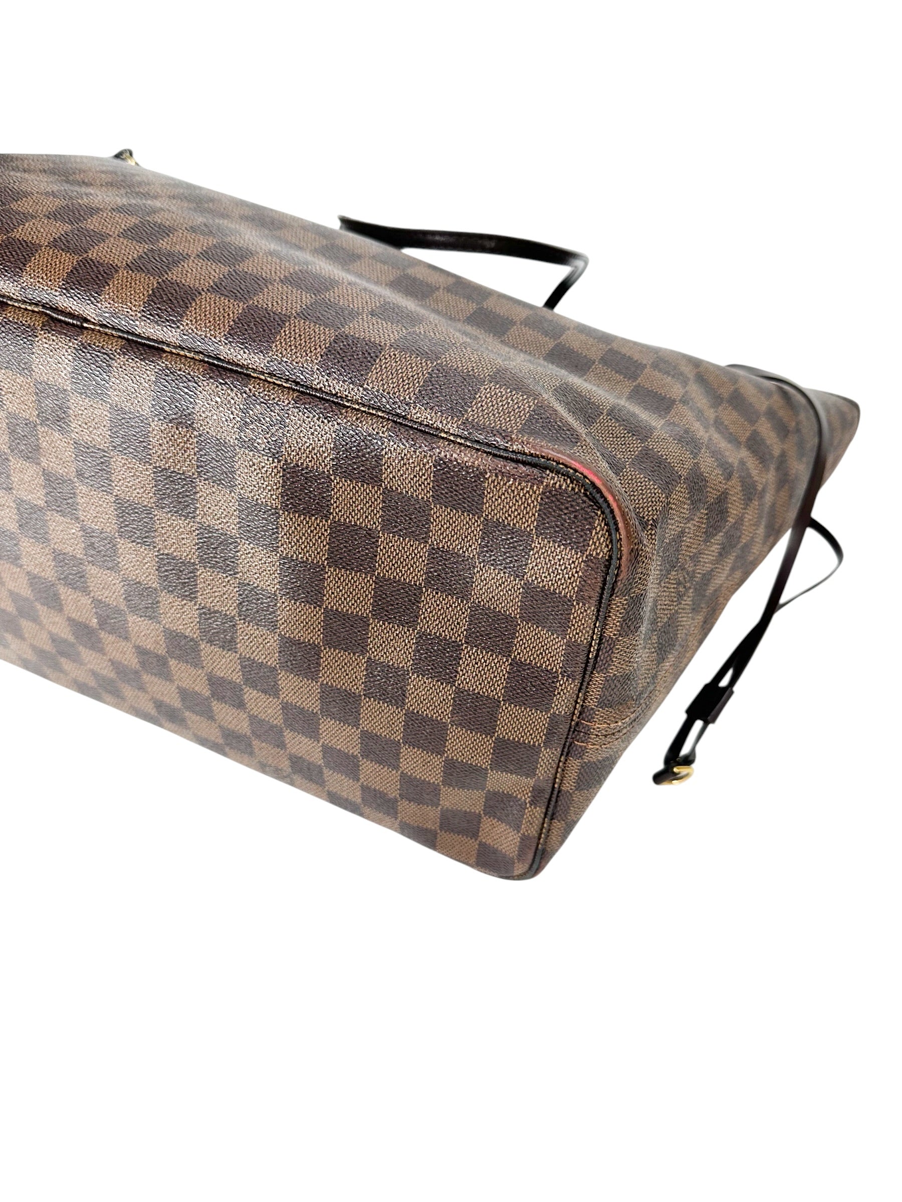 Louis Vuitton Coated Canvas Damier Ebene Neverfull GM