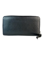 Louis Vuitton Black Pebbled Leather Lock Me Long Wallet