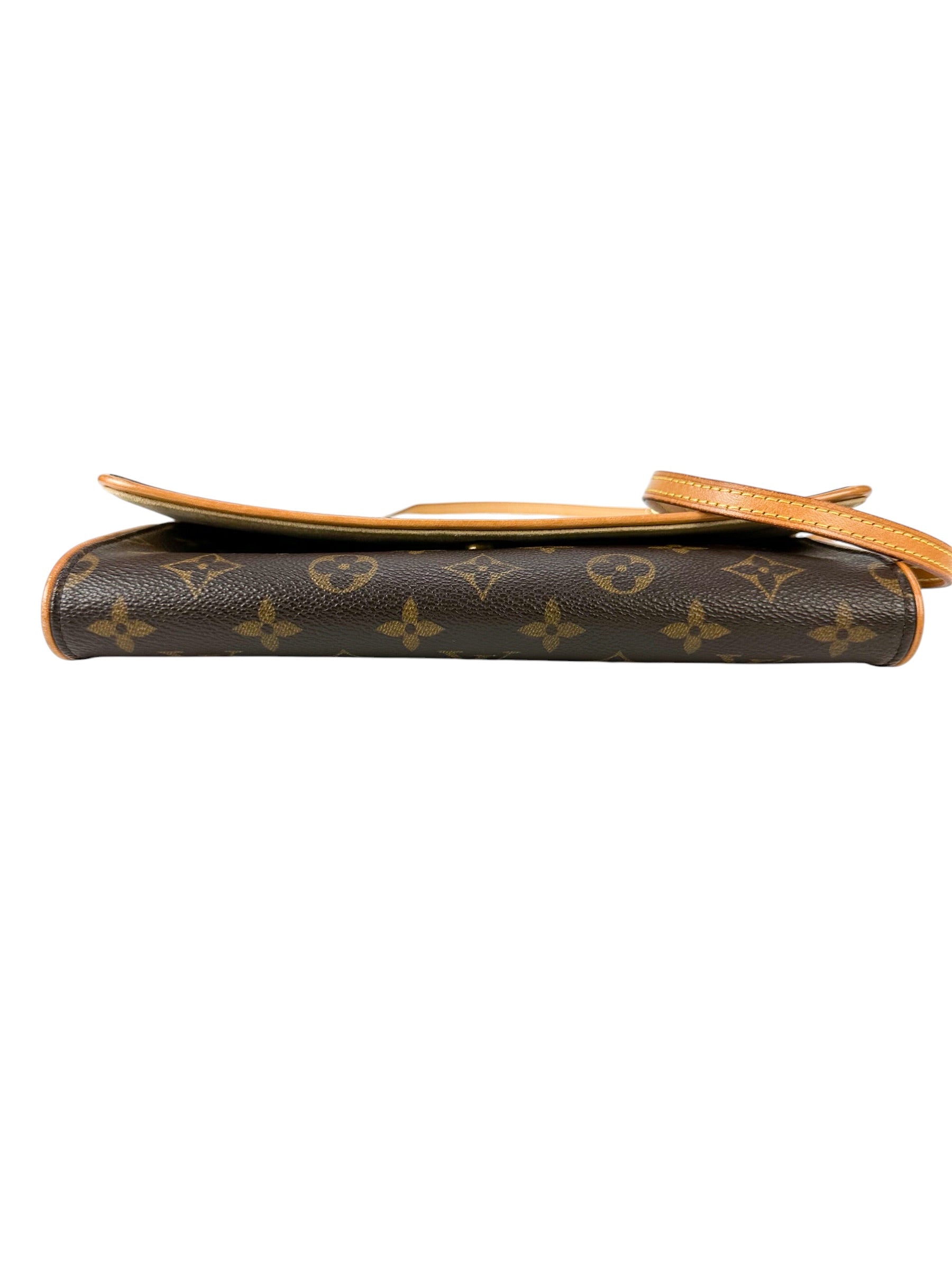 Louis Vuitton Monogram Coated Canvas Twin Pochette GM