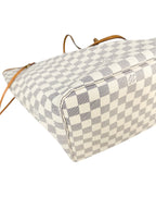 Louis Vuitton Coated Canvas Damier Azur Handbag GM