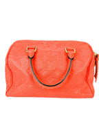Louis Vuitton Orange Empriente Leather Speedy 25 Bandouliere