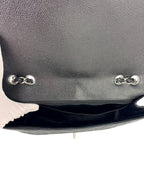 Chanel Black Caviar Leather Classic Flap Jumbo