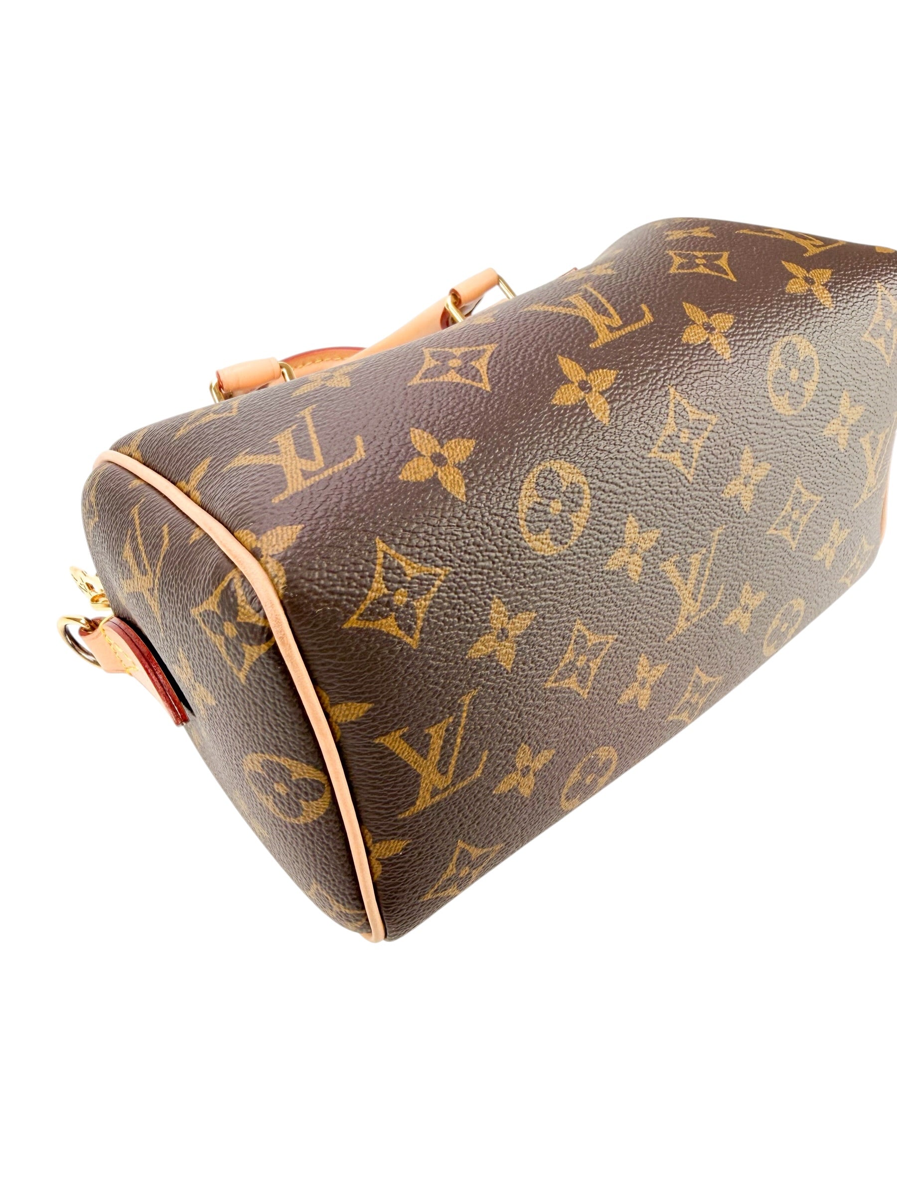 Louis Vuitton Monogram Coated Canvas Speedy 20 Bandouliere 20