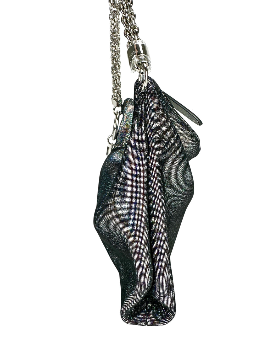 Jimmy Choo Sparkle Callie Metallic Clutch