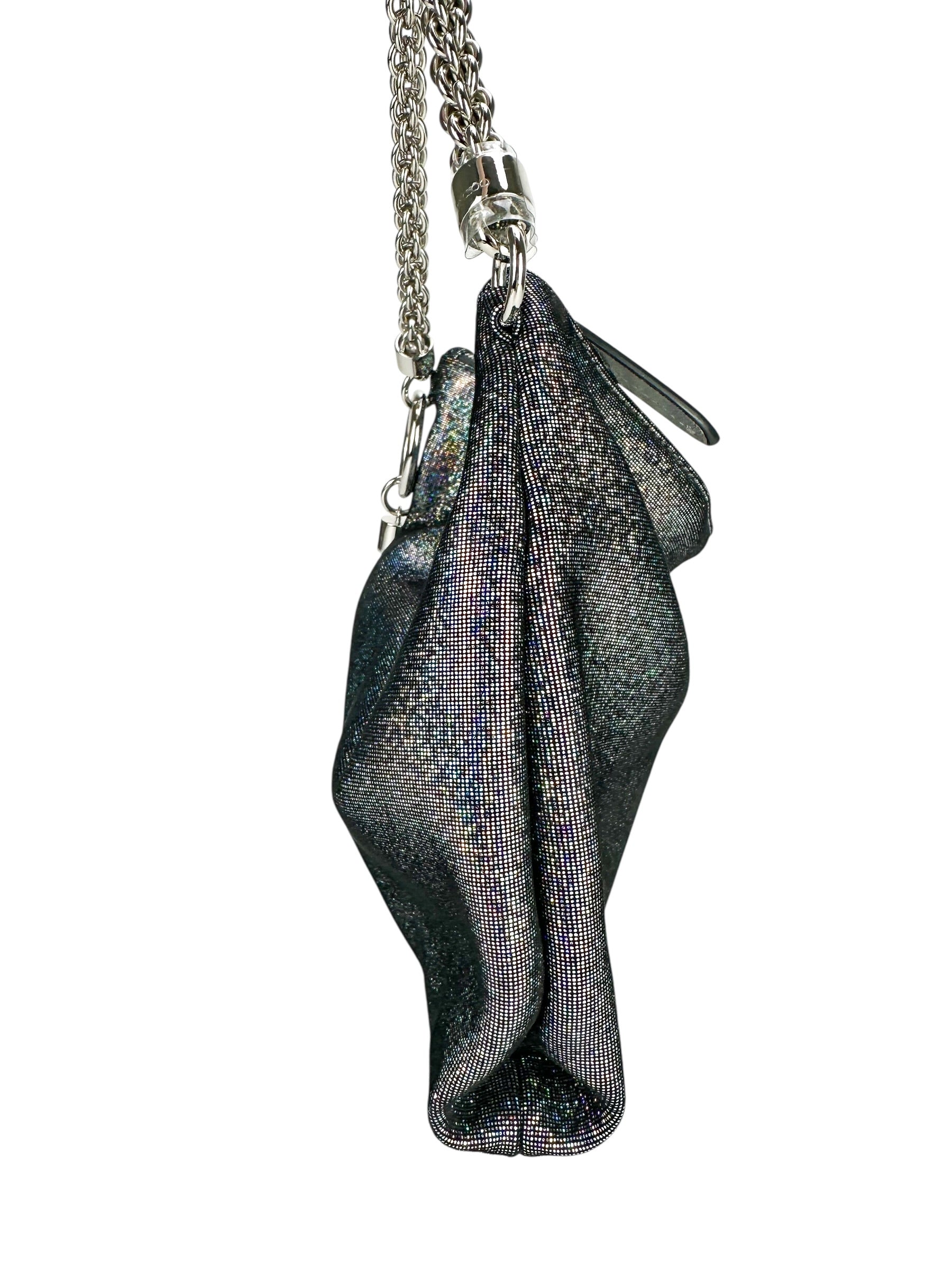 Jimmy Choo Sparkle Callie Metallic Clutch