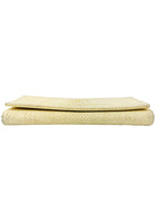 Chanel Yellow Tweed Cambon Long Wallet