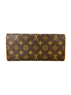 Louis Vuitton Monogram Coated Canvas Twin Pochette GM