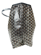 Goyard  Black Coated Canvas St Louis GM Tote