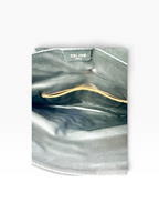Celine Black Leather Triomphe Clutch