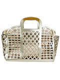 Louis Vuitton Gold Patent Leather Jelly Tote