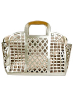 Louis Vuitton Gold Patent Leather Jelly Tote
