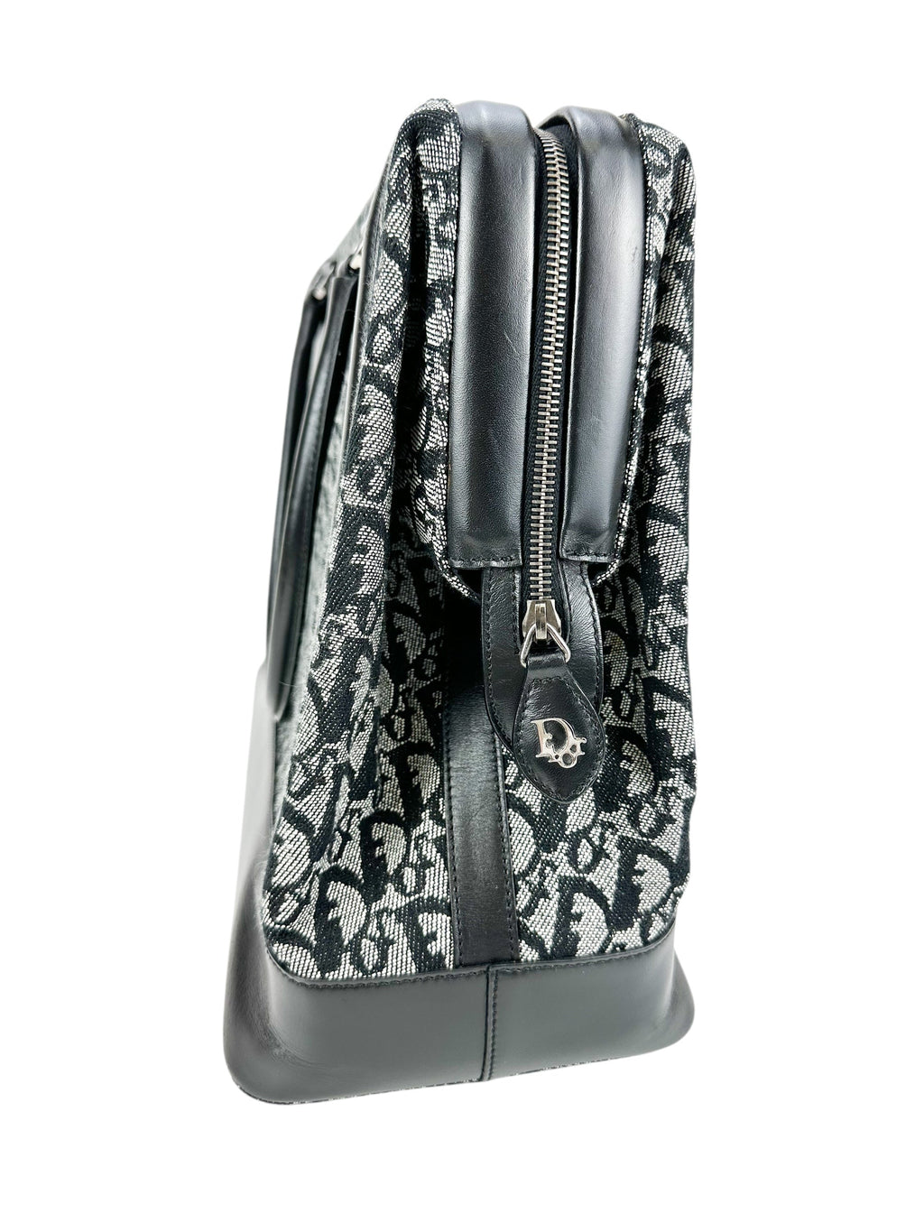 Dior Black Diorissimo Canvas Frame Bag