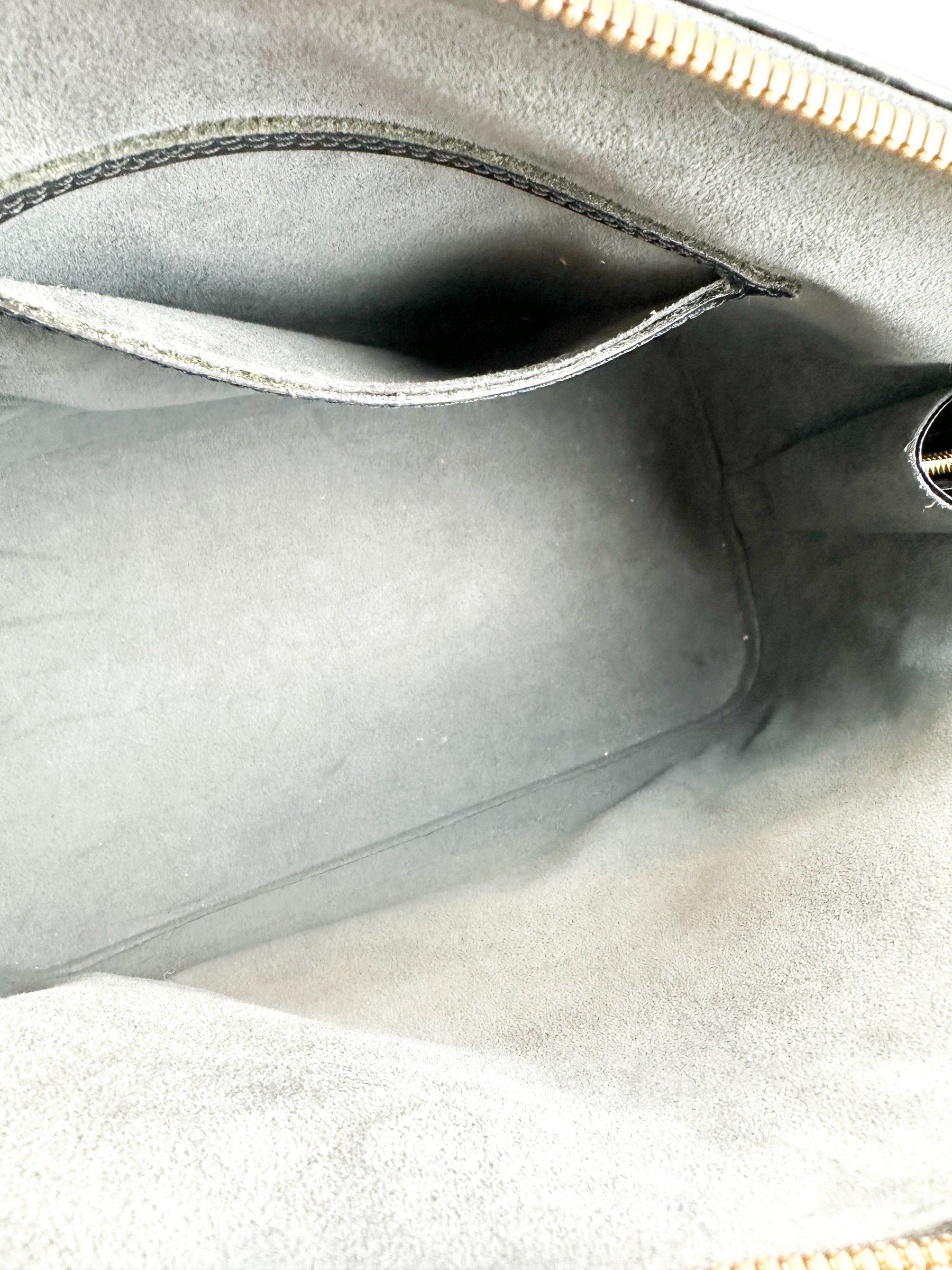 Louis Vuitton Vintage Black Epi Leather Alma PM