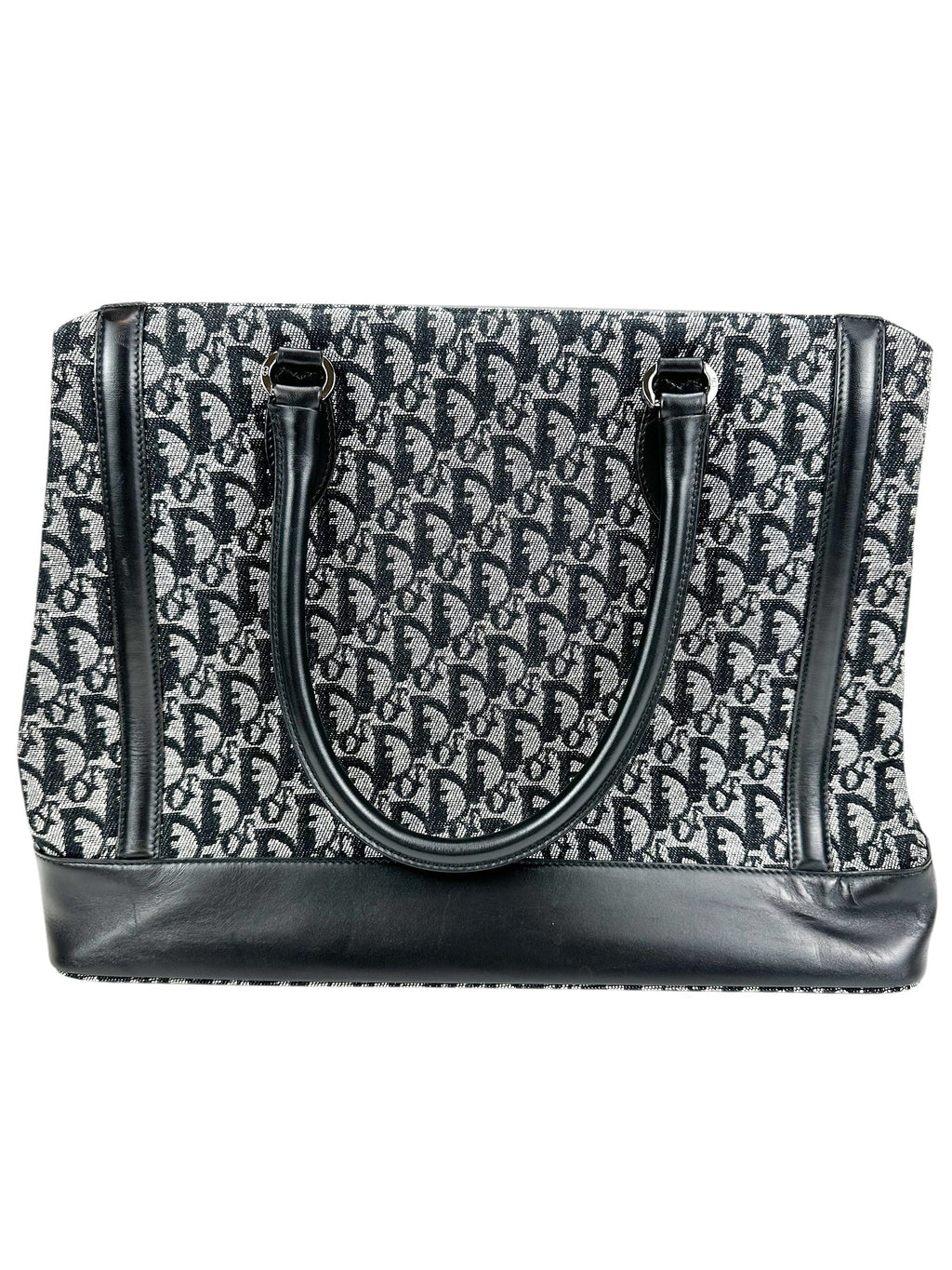 Dior Black Diorissimo Canvas Frame Bag
