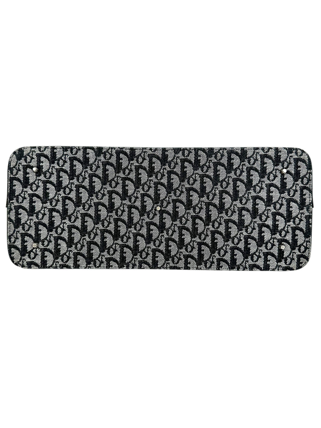Dior Black Diorissimo Canvas Frame Bag