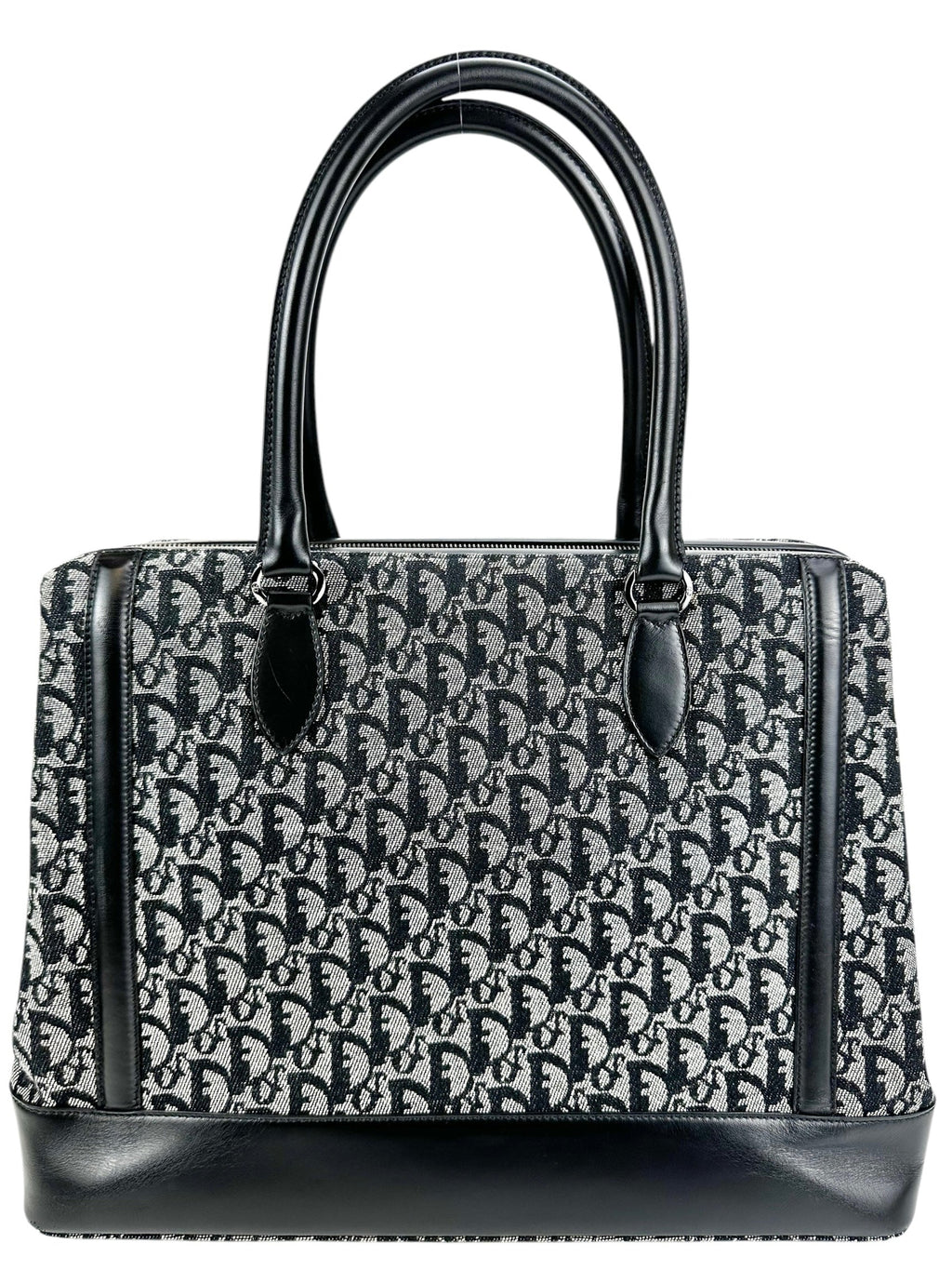 Dior Black Diorissimo Canvas Frame Bag
