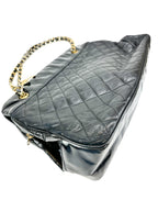 Chanel Black Quilted Lambskin CC Chain Tote