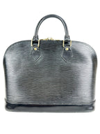 Louis Vuitton Vintage Black Epi Leather Alma PM