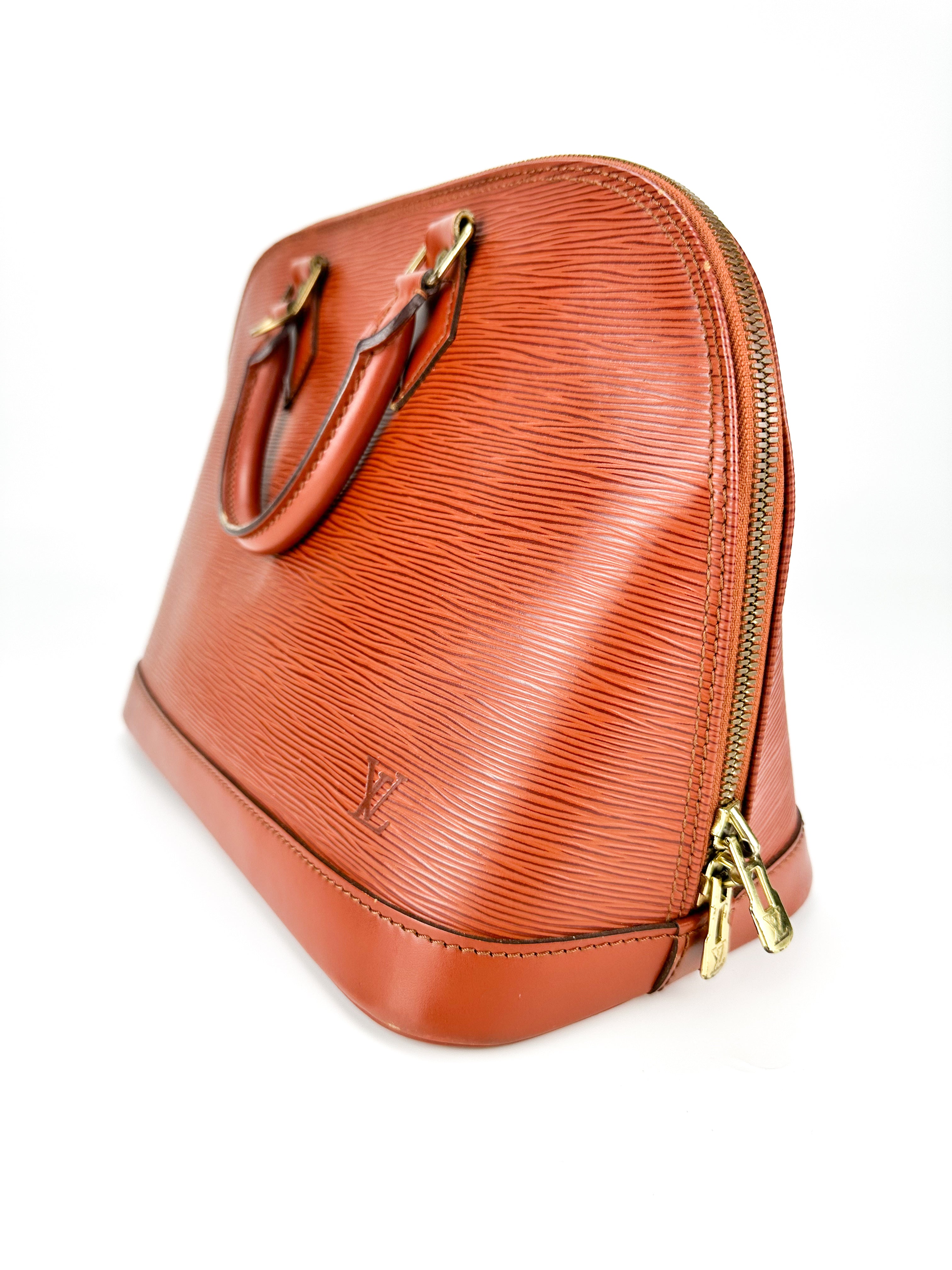 Louis Vuitton Cipango Gold Epi Leather Alma