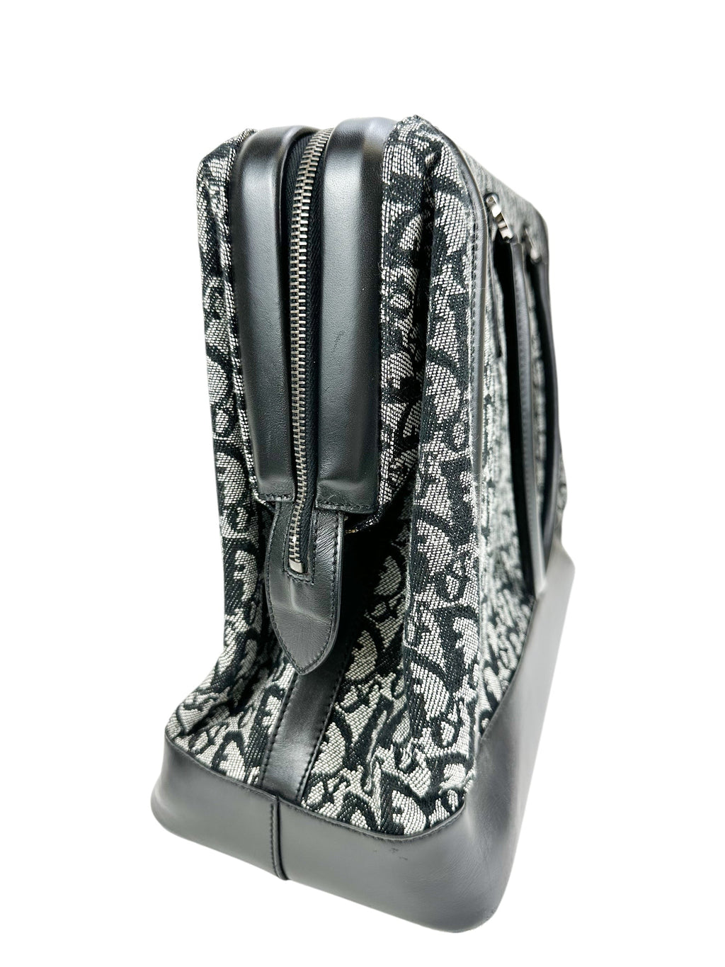 Dior Black Diorissimo Canvas Frame Bag