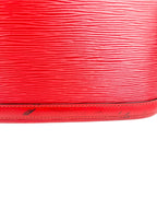Louis Vuitton Red Epi Leather Lussac Tote