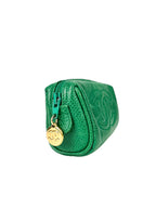 Chanel Green Caviar Leather Cosmetic Pouch Small