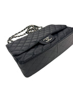 Chanel Black Caviar Leather Classic Flap Jumbo