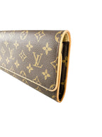 Louis Vuitton Monogram Coated Canvas Twin Pochette GM