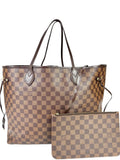 Louis Vuitton Coated Canvas Damier Ebene Neverfull GM