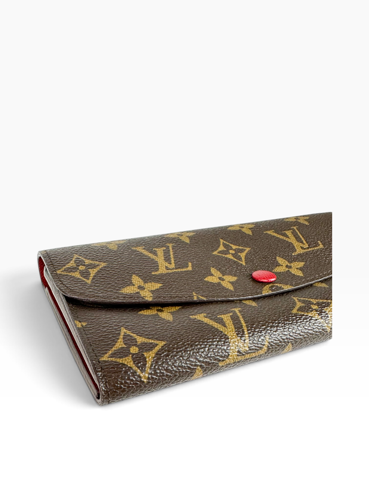 Louis Vuitton Monogram Coated Canvas Emilie Wallet