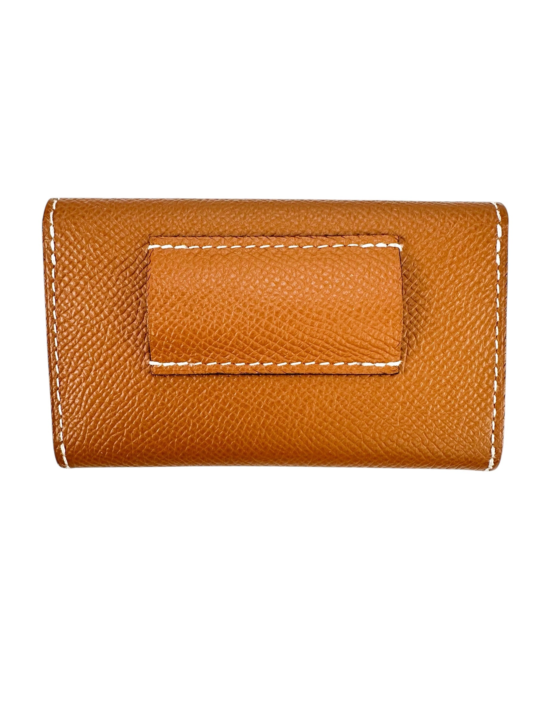Hermes Gold Epsom Leather Kelly Pocket Belt