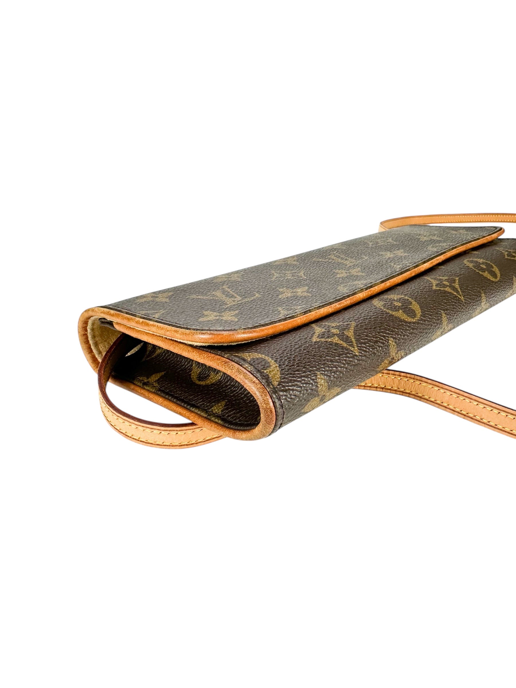 Louis Vuitton Monogram Coated Canvas Twin Pochette GM