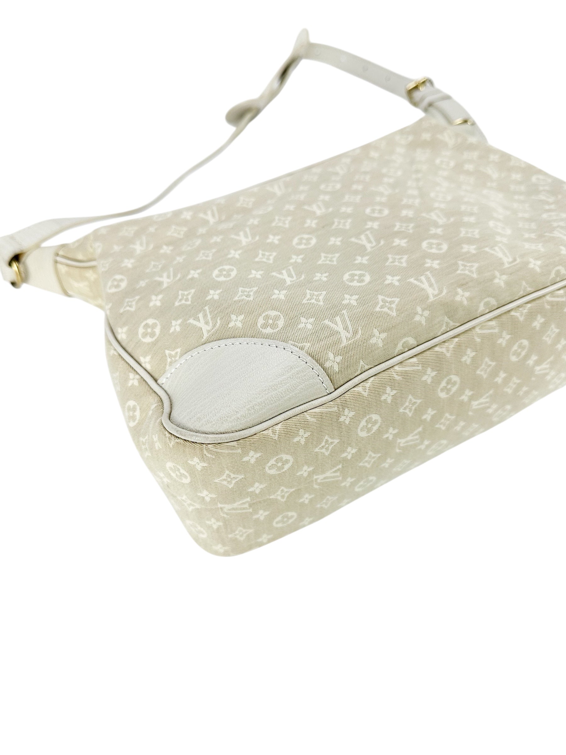 Louis Vuitton Ivory Canvas Mini Lin Boulonge Shoulder Bag
