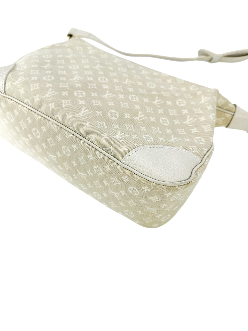 Louis Vuitton Ivory Canvas Mini Lin Boulonge Shoulder Bag