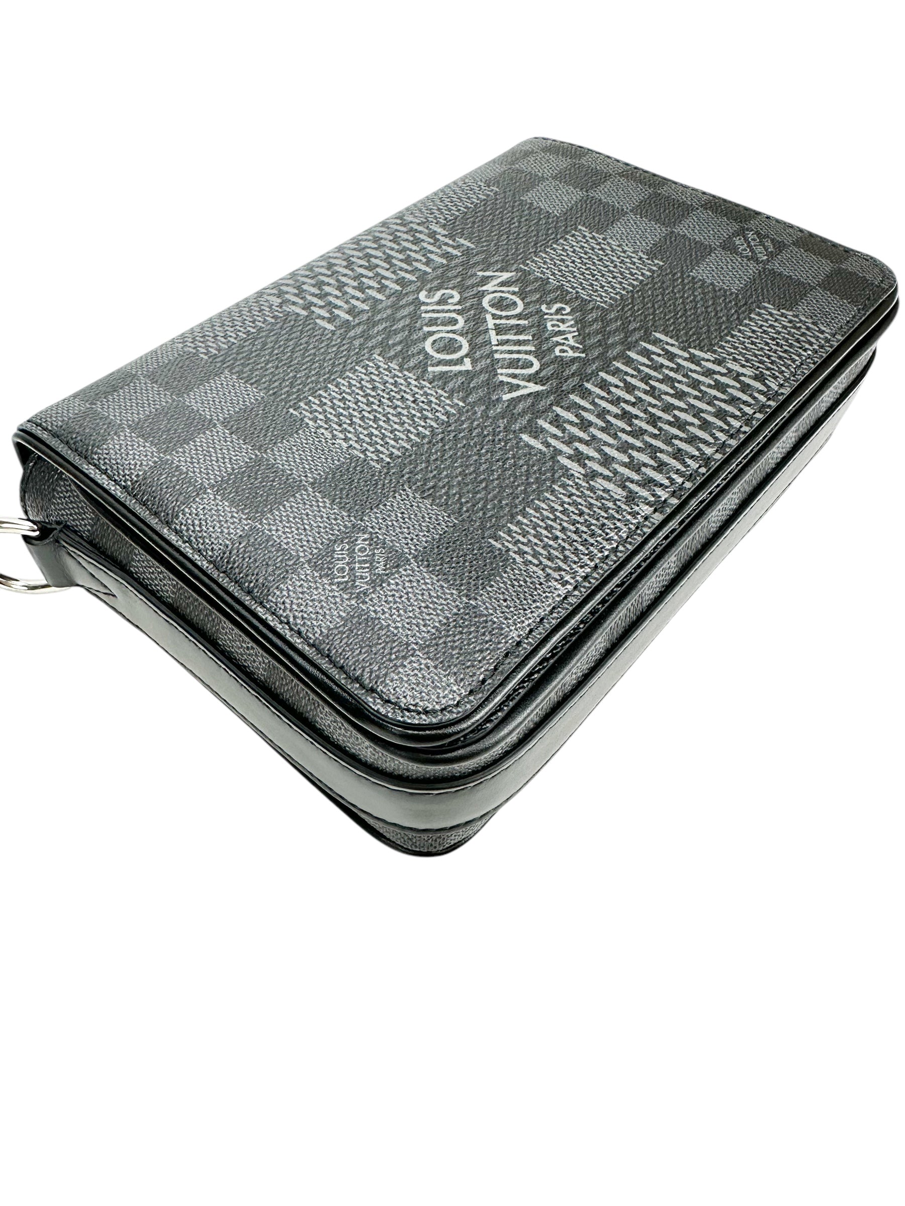 Louis Vuitton Damier Graphite Coated Canvas Studio Messenger 3D Bag