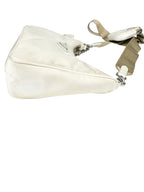 Prada Cream Nylon Re Edition Shoulder Bag