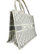 Christian Dior Grey Canvas Oblique Book Tote