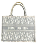 Christian Dior Grey Canvas Oblique Book Tote