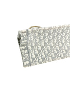 Christian Dior Grey Canvas Oblique Book Tote
