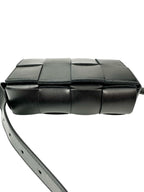 Bottega Veneta Black Leather Casette Belt Bag