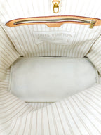 Louis Vuitton Coated Canvas Damier Azur Handbag GM