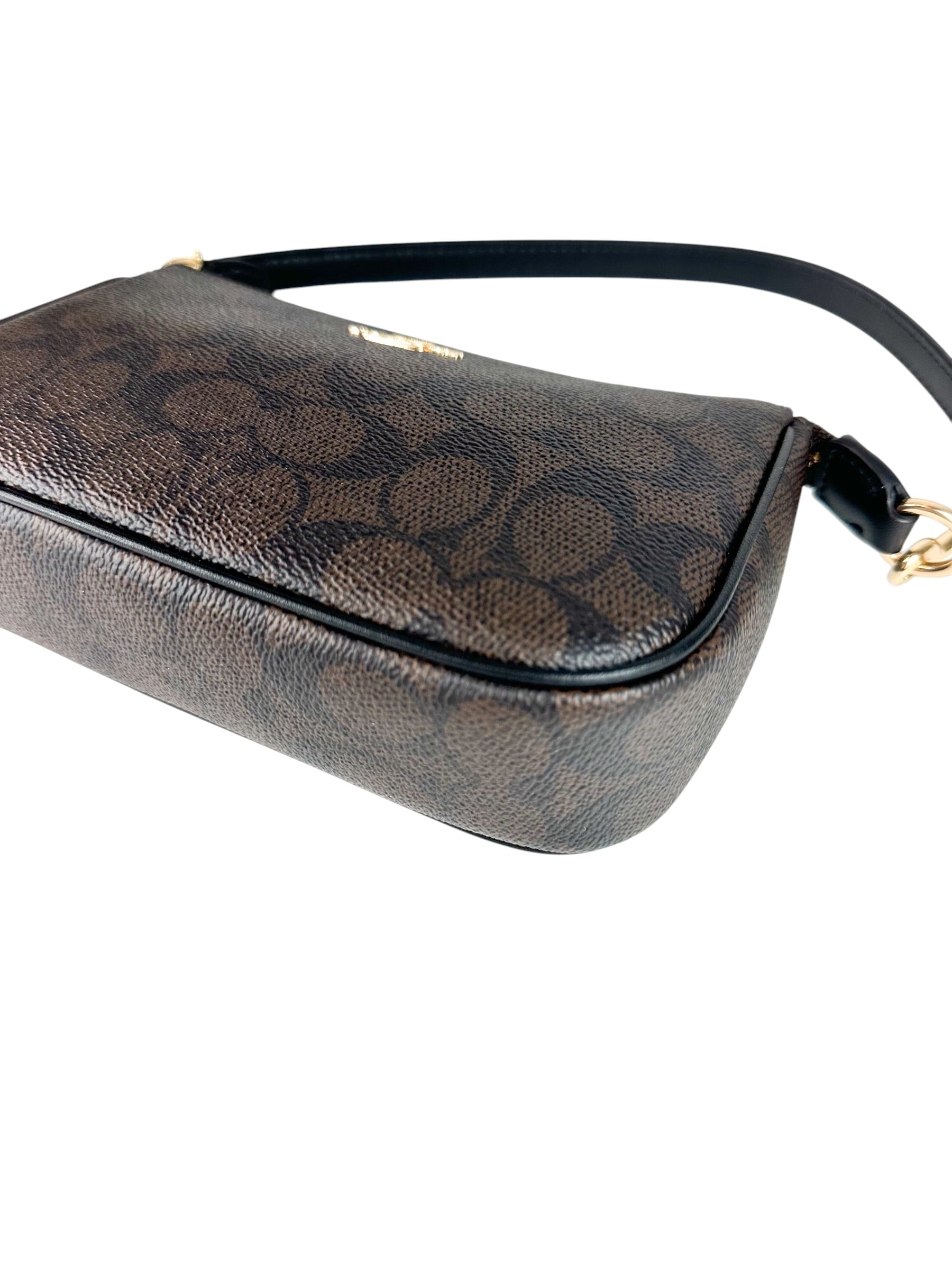Coach Walnut Coated Canvas Nolita 19 Bag