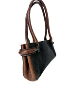 Gucci By Tom Ford Brown Canvas GG Monogram East West Bag