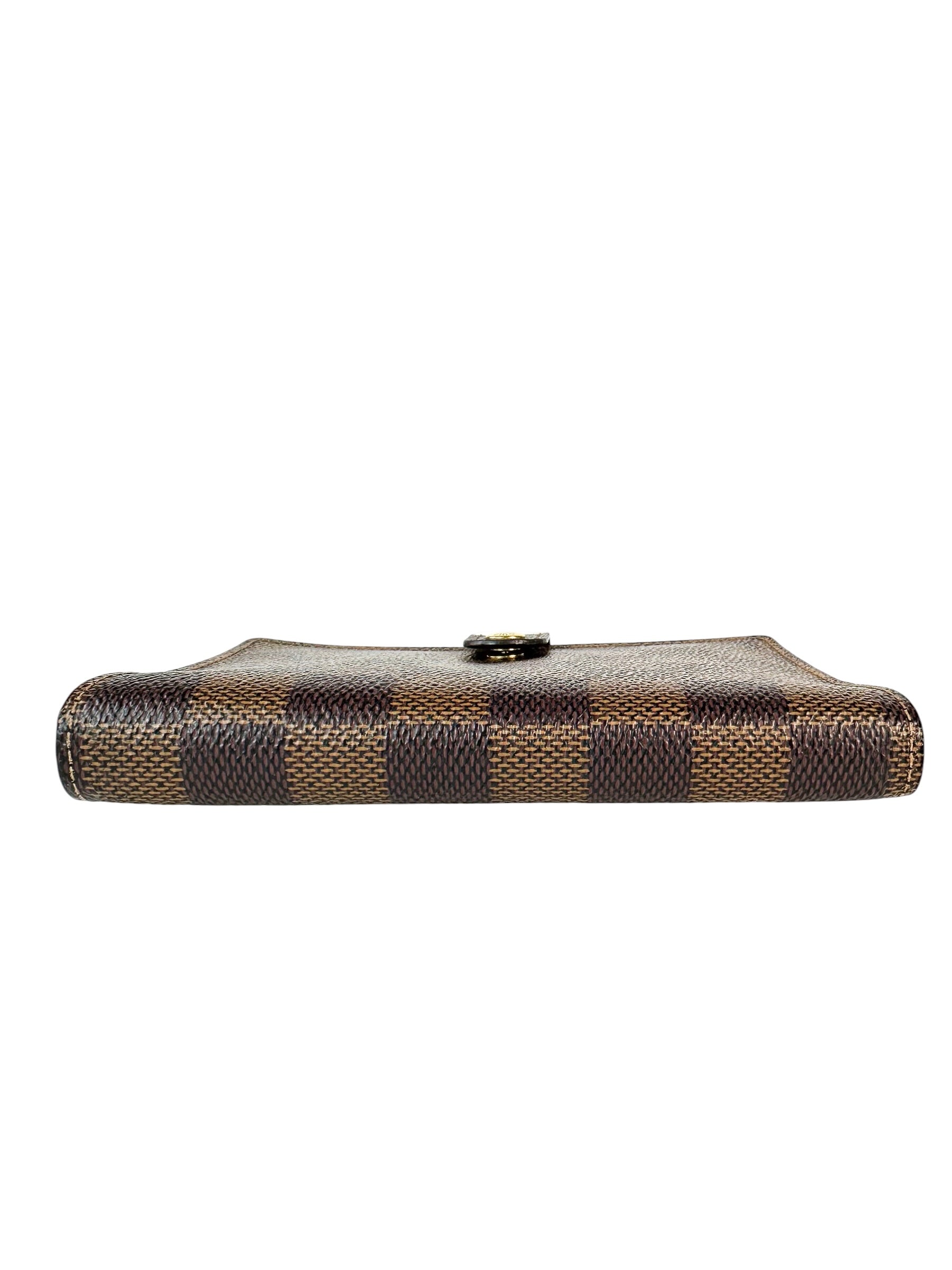 Louis Vuitton Damier Ebene Coated Canvas Agenda PM