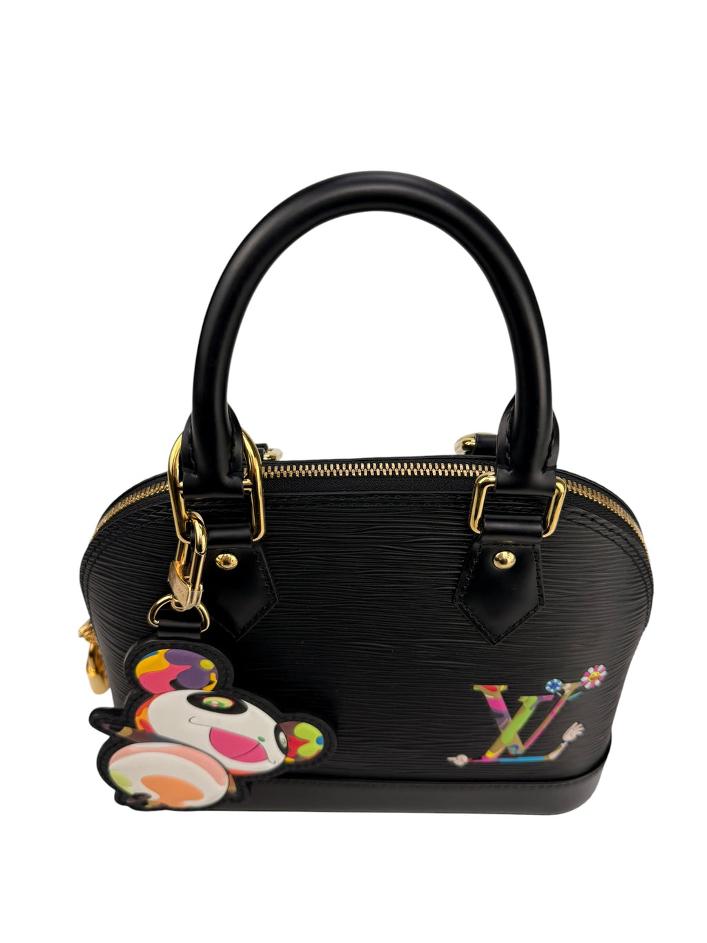 Louis Vuitton Murakami Black Epi Leather ALma BB