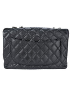 Chanel Black Caviar Leather Classic Flap Jumbo