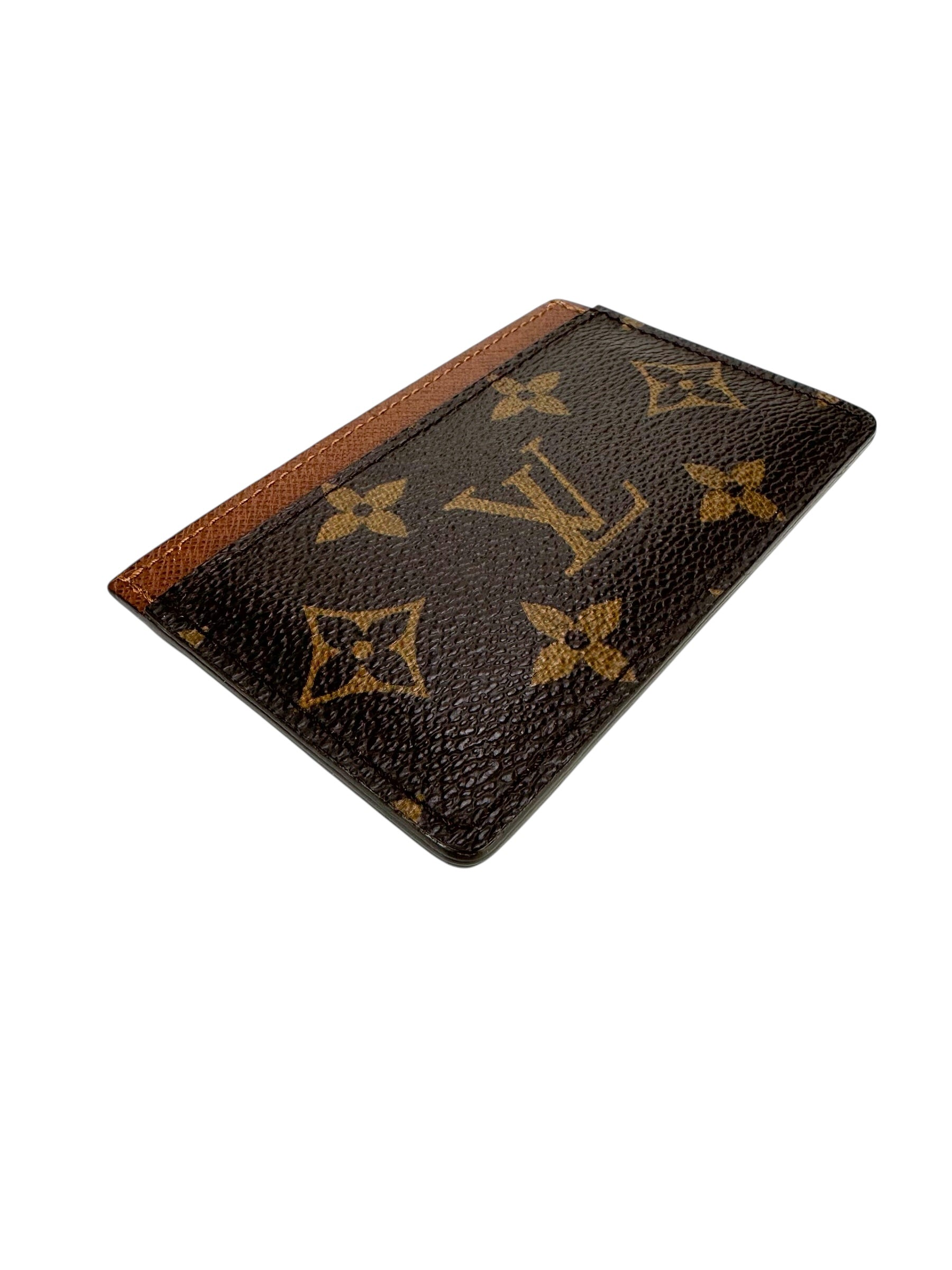 Louis Vuitton Monogram Coated Canvas Porte Carte Armagnac