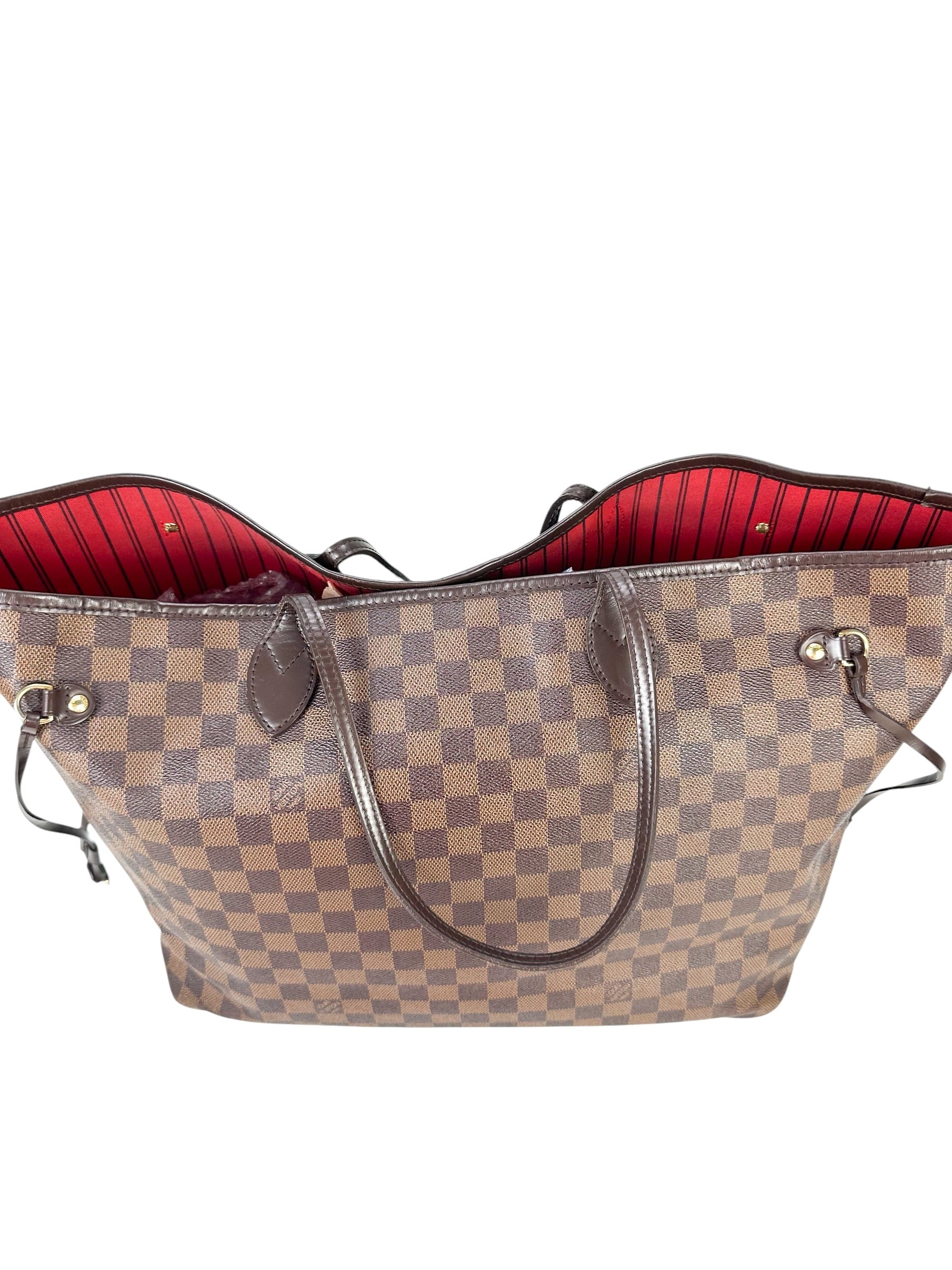 Louis Vuitton Coated Canvas Damier Ebene Neverfull GM