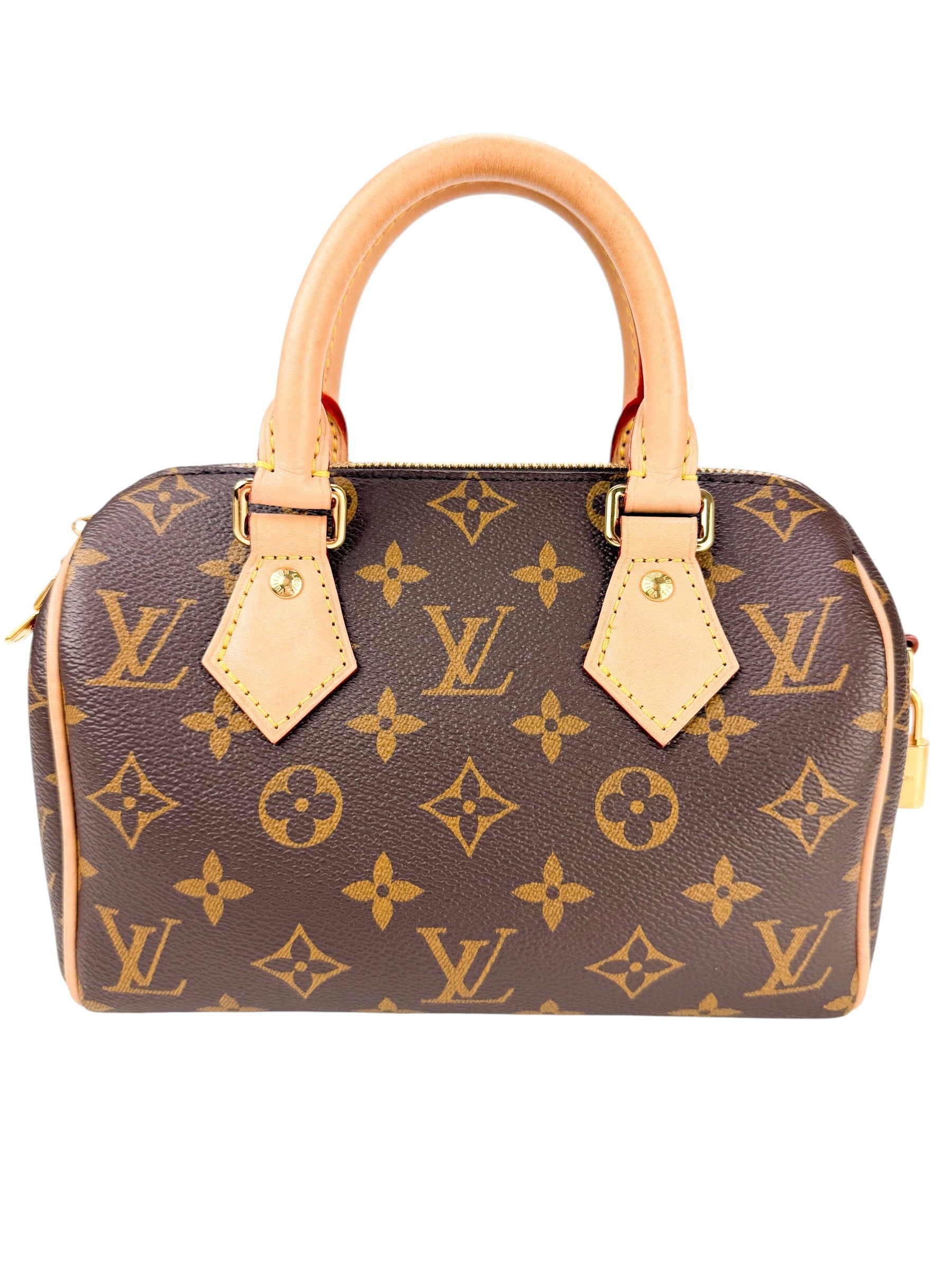 Louis Vuitton Monogram Coated Canvas Speedy 20 Bandouliere 20