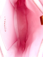 Chanel Pink Quilted Lambskin Hobo Bag